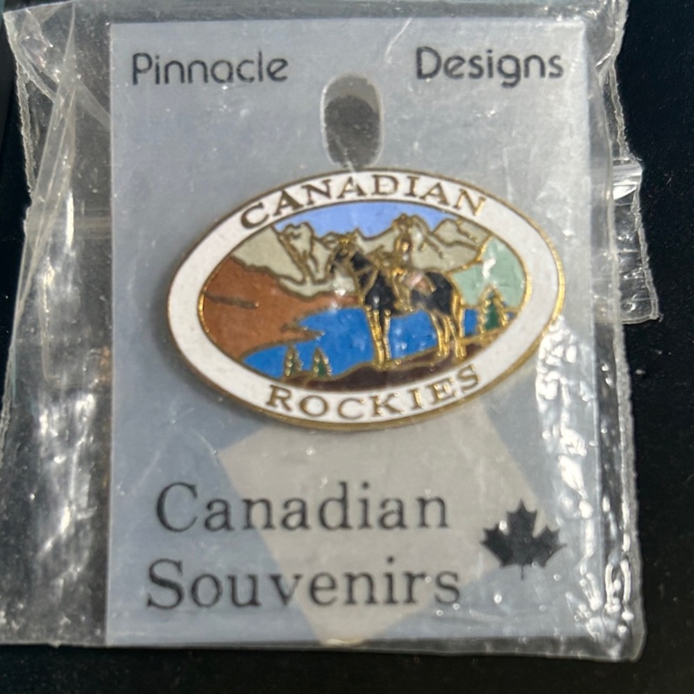 Canadian Rockies Souvenir Pin